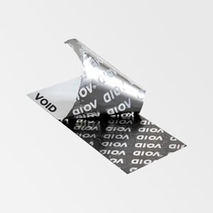 Adesivo VOID Anti-Violação Vinil Adesivo M² 4x0 Brilho ou Fosco Sem acabamento Adesivo promocional