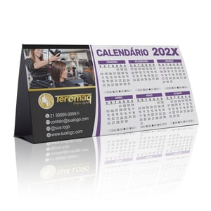 Calendário de Mesa 2026 Personalizado.