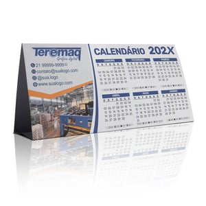 Calendário de Mesa 2026 Personalizado.