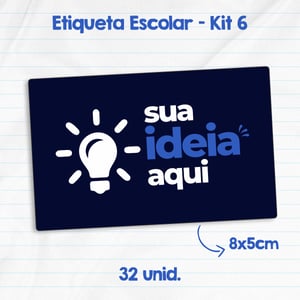 Etiqueta Escolar Personalizada