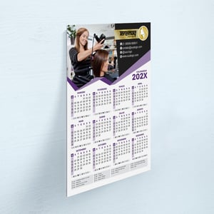 Calendário de Parede 2026 Personalizado