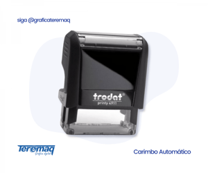 Carimbo Automático Automático 2 Linhas - 26x9MM - 4910    Modelo 4910