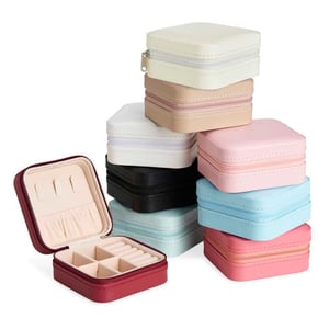 Porta-Joias Personalizado Couro Sintético     