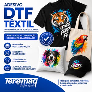 Adesivo DTF TEXTIL Adesivo DTF TEXTIL A4 21X29,7 cm    