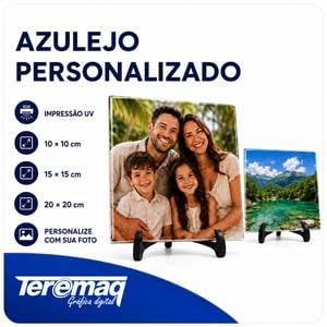Azulejo Personalizado Cerâmica 10x10CM    