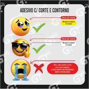 ADESIVO VINIL IMPRESSO + RECORTE ESPECIAL