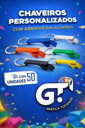 Chaveiro de Metal (PÉ DE GALINHA) -PROMOÇÃO Metal 12x55x9mm SORTIDAS N/a N/a ENVIAR ARTE EM VETOR