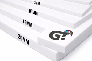 RECORTE PVC EXPANDIDO 5 MM   BRANCO  RAUTER 