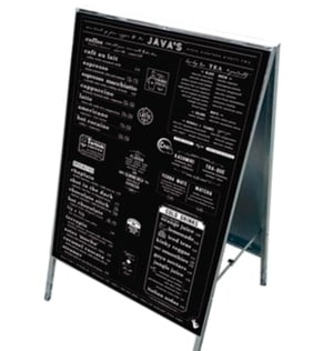 CAVALETE DE FERRO FERRO GALVANIZADO 70X100 4x4 Impressão - Eco Solvente Dupla-Face - ARREBITADO CAVALETE FERRO GALVANIZADO