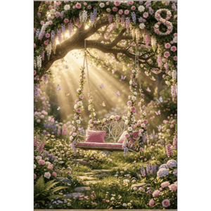 CAPA PAINEL REDONDO DIA DAS MULHERES | TECIDO PREMIUM | VÁRIOS MODELOS - 1.50X1.50M E 50X50CM