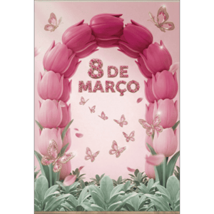 CAPA PAINEL REDONDO DIA DAS MULHERES | TECIDO PREMIUM | VÁRIOS MODELOS - 1.50X1.50M E 50X50CM