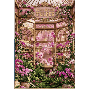 CAPA PAINEL REDONDO DIA DAS MULHERES | TECIDO PREMIUM | VÁRIOS MODELOS - 1.50X1.50M E 50X50CM