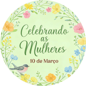 CAPA PAINEL REDONDO DIA DAS MULHERES | TECIDO PREMIUM  | VÁRIOS MODELOS - 1.50X1.50M E 50X50CM