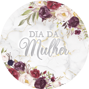 CAPA PAINEL REDONDO DIA DAS MULHERES | TECIDO PREMIUM  | VÁRIOS MODELOS - 1.50X1.50M E 50X50CM