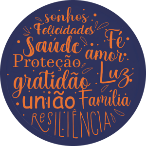 CAPA PAINEL REDONDO GRATIDÃO | TECIDO PREMIUM  | VÁRIOS MODELOS. 1.50X1.50M E 50X50CM