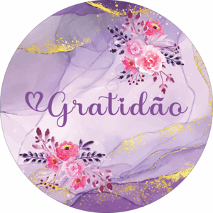 CAPA PAINEL REDONDO GRATIDÃO | TECIDO PREMIUM  | VÁRIOS MODELOS. 1.50X1.50M E 50X50CM
