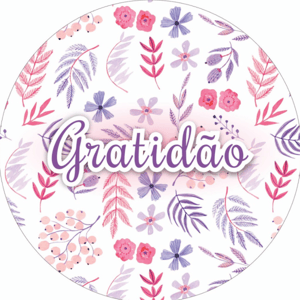 CAPA PAINEL REDONDO GRATIDÃO | TECIDO PREMIUM  | VÁRIOS MODELOS. 1.50X1.50M E 50X50CM