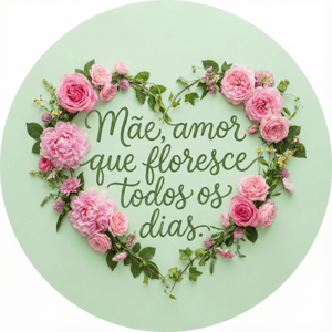 CAPA PAINEL REDONDO DIA DAS MÃES | TECIDO PREMIUM  | VÁRIOS MODELOS - 1.50X1.50M E 50X50CM