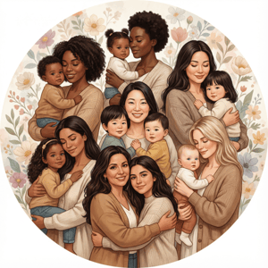 CAPA PAINEL REDONDO DIA DAS MÃES | TECIDO PREMIUM  | VÁRIOS MODELOS - 1.50X1.50M E 50X50CM