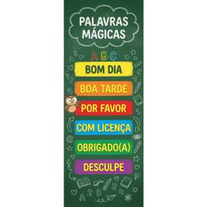 CAPA PAINEL PORTA VOLTAS ÀS AULAS  | TECIDO PREMIUM  | VÁRIOS MODELOS - 85cm x 2.10M