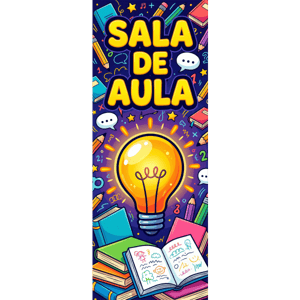 CAPA PAINEL PORTA VOLTAS ÀS AULAS  | TECIDO PREMIUM  | VÁRIOS MODELOS - 85cm x 2.10M