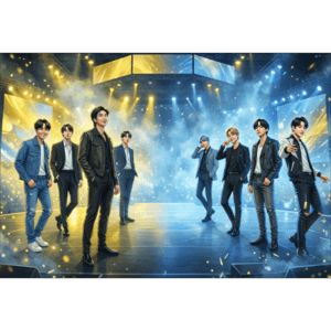 CAPA PAINEL FUNDO FOTOGRÁFICO KPOP BTS| TECIDO PREMIUM  | VÁRIOS MODELOS - 1.50X1.50M E 50X50CM