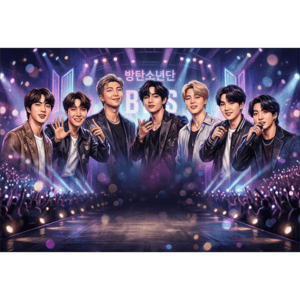 CAPA PAINEL FUNDO FOTOGRÁFICO KPOP BTS| TECIDO PREMIUM  | VÁRIOS MODELOS - 1.50X1.50M E 50X50CM