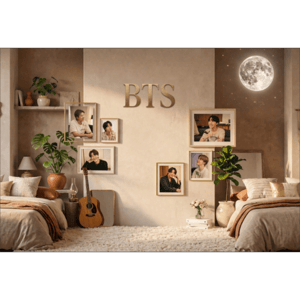 CAPA PAINEL FUNDO FOTOGRÁFICO KPOP BTS| TECIDO PREMIUM  | VÁRIOS MODELOS - 1.50X1.50M E 50X50CM