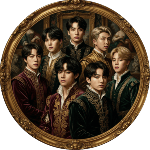 CAPA PAINEL REDONDO KPOP BTS| TECIDO PREMIUM  | VÁRIOS MODELOS - 1.50X1.50M E 50X50CM