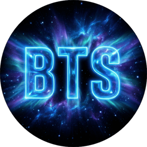 CAPA PAINEL REDONDO KPOP BTS| TECIDO PREMIUM  | VÁRIOS MODELOS - 1.50X1.50M E 50X50CM