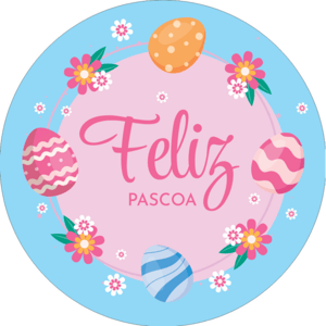 CAPA PAINEL REDONDO PÁSCOA CRISTÃ | TECIDO PREMIUM  | VÁRIOS MODELOS - 1.50X1.50M E 50X50CM