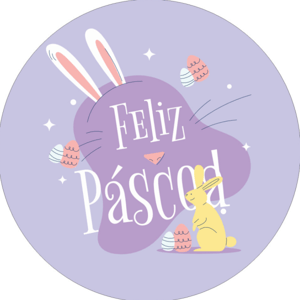 CAPA PAINEL REDONDO PÁSCOA CRISTÃ | TECIDO PREMIUM  | VÁRIOS MODELOS - 1.50X1.50M E 50X50CM