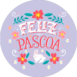 CAPA PAINEL REDONDO PÁSCOA CRISTÃ | TECIDO PREMIUM  | VÁRIOS MODELOS - 1.50X1.50M E 50X50CM