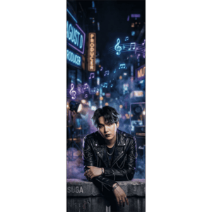 CAPA PAINEL PORTA KPOP BTS | TECIDO PREMIUM  | VÁRIOS MODELOS - 85cm x 2.10M