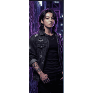 CAPA PAINEL PORTA KPOP BTS | TECIDO PREMIUM  | VÁRIOS MODELOS - 85cm x 2.10M