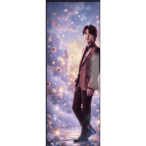 CAPA PAINEL PORTA KPOP BTS | TECIDO PREMIUM  | VÁRIOS MODELOS - 85cm x 2.10M