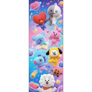 CAPA PAINEL PORTA KPOP BTS | TECIDO PREMIUM  | VÁRIOS MODELOS - 85cm x 2.10M
