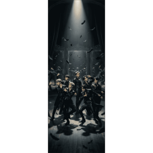 CAPA PAINEL PORTA KPOP BTS | TECIDO PREMIUM  | VÁRIOS MODELOS - 85cm x 2.10M