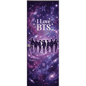 CAPA PAINEL PORTA KPOP BTS | TECIDO PREMIUM  | VÁRIOS MODELOS - 85cm x 2.10M