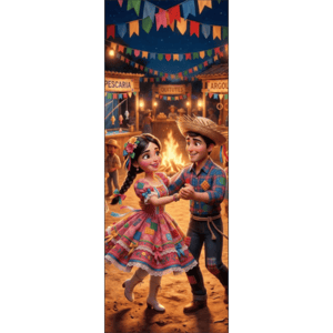 CAPA PAINEL PORTA FESTA JUNINA | TECIDO PREMIUM  | VÁRIOS MODELOS - 85cm x 2.10M