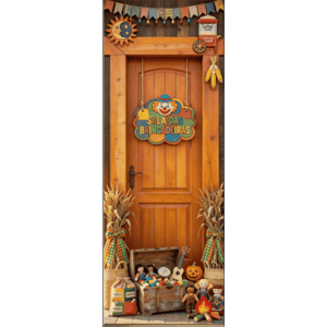 CAPA PAINEL PORTA FESTA JUNINA | TECIDO PREMIUM  | VÁRIOS MODELOS - 85cm x 2.10M