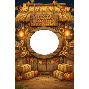 CAPA FUNDO INTERATIVO FESTA JUNINA | TECIDO PREMIUM  | VÁRIOS MODELOS - 1.50X2.20M