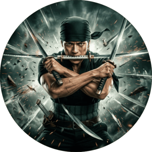 CAPA PAINEL REDONDO ANIME ONE PIECE | TECIDO PREMIUM  | VÁRIOS MODELOS - 1.50X1.50M E 50X50CM