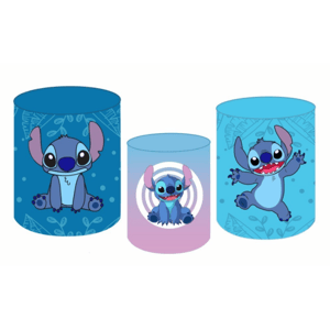 TRIO CAPA DE CILINDROS STITCH| TECIDO PREMIUM  | VÁRIOS MODELOS