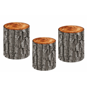 TRIO CAPA DE CILINDROS MADEIRA | TECIDO PREMIUM  | VÁRIOS MODELOS