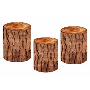 TRIO CAPA DE CILINDROS MADEIRA | TECIDO PREMIUM  | VÁRIOS MODELOS