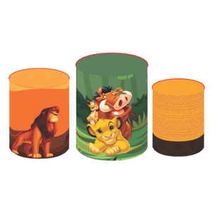 TRIO CAPA DE CILINDROS REI LEÃO | TECIDO PREMIUM  | VÁRIOS MODELOS