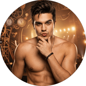 CAPA PAINEL REDONDO LUAN SANTANA | TECIDO PREMIUM  | VÁRIOS MODELOS - 1.50X1.50M E 50X50CM