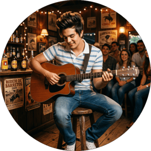 CAPA PAINEL REDONDO LUAN SANTANA | TECIDO PREMIUM  | VÁRIOS MODELOS - 1.50X1.50M E 50X50CM