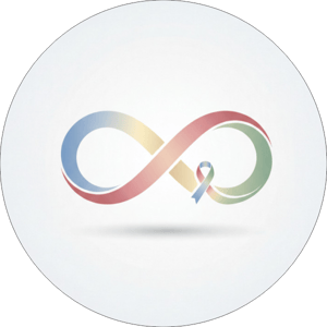 CAPA PAINEL REDONDO ABRIL AZUL  AUTISMO | TECIDO PREMIUM  | VÁRIOS MODELOS - 1.50X1.50M E 50X50CM